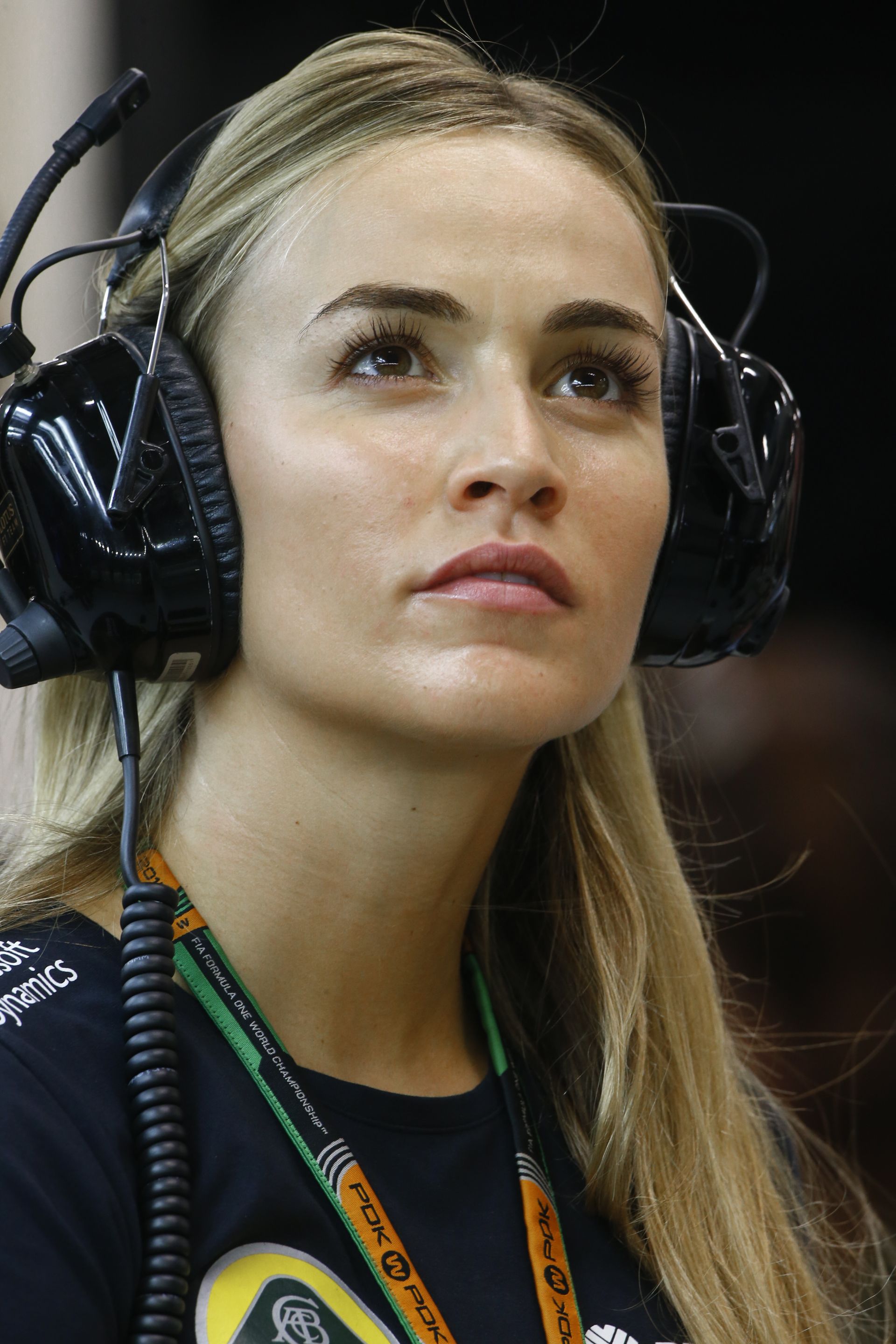 JORDA Carmen lotus f1 gp development driver ambiance portrait during the 2015 Formula One World Championship, Singapore Grand Prix from September 16th to 20th 2015 in Singapour. Photo Frederic Le Floc'h / DPPI