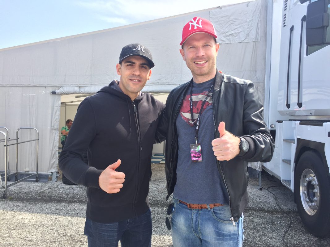 Pastor Maldonado a komentátor F1 Števo Eisele
