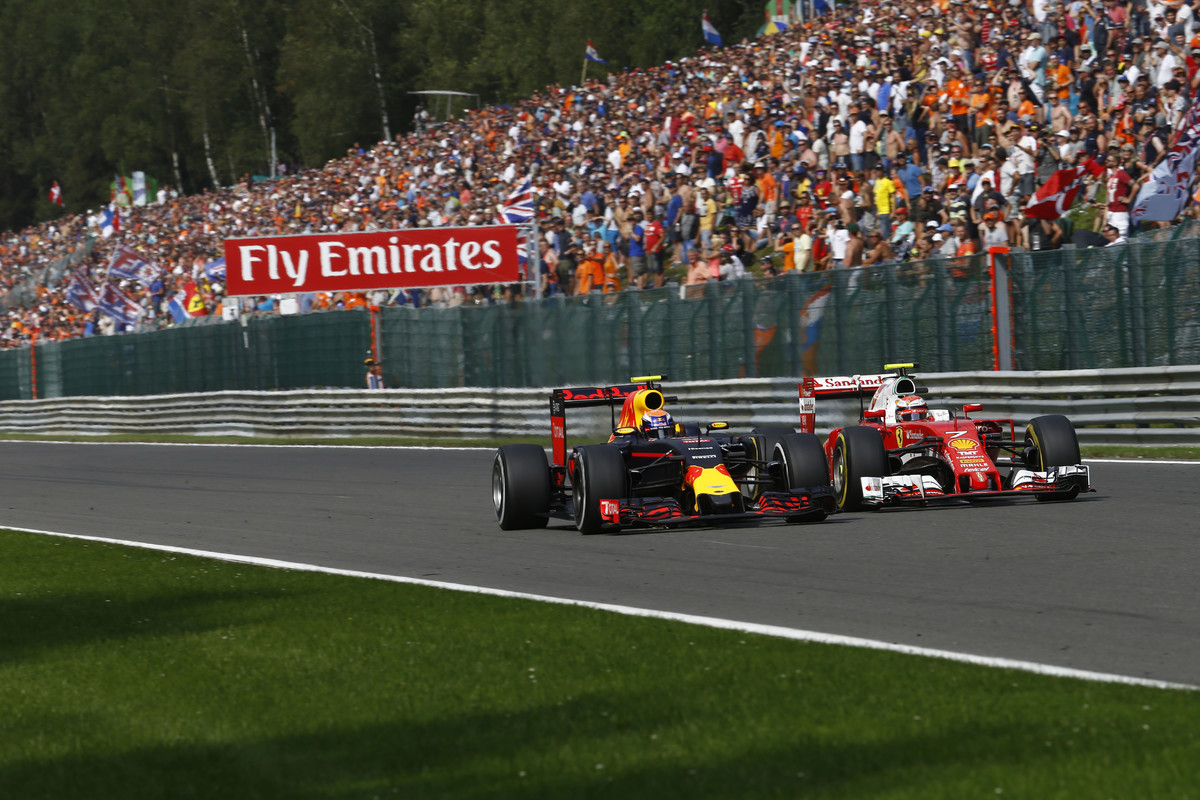 Jedno z hlavních témat Velké ceny Belgie je rozhodně souboj Maxe Verstappena s Kimim Räikkönenem