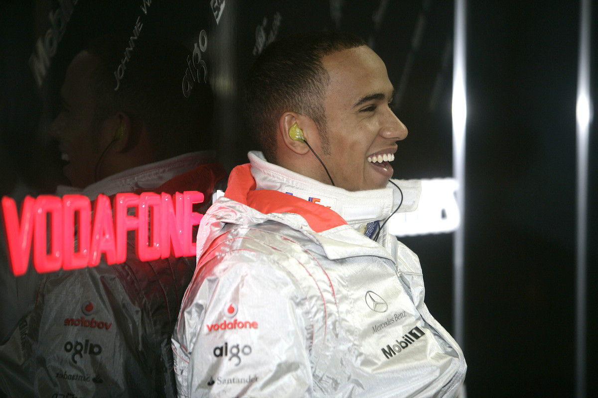 Lewis Hamilton během své první sezony ve formuli 1 bojoval o titul mistra světa