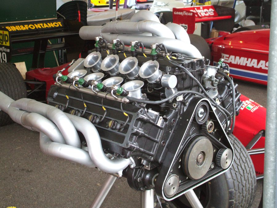 A 1990 W12 3.5 Formula One engine from the Life F1 car